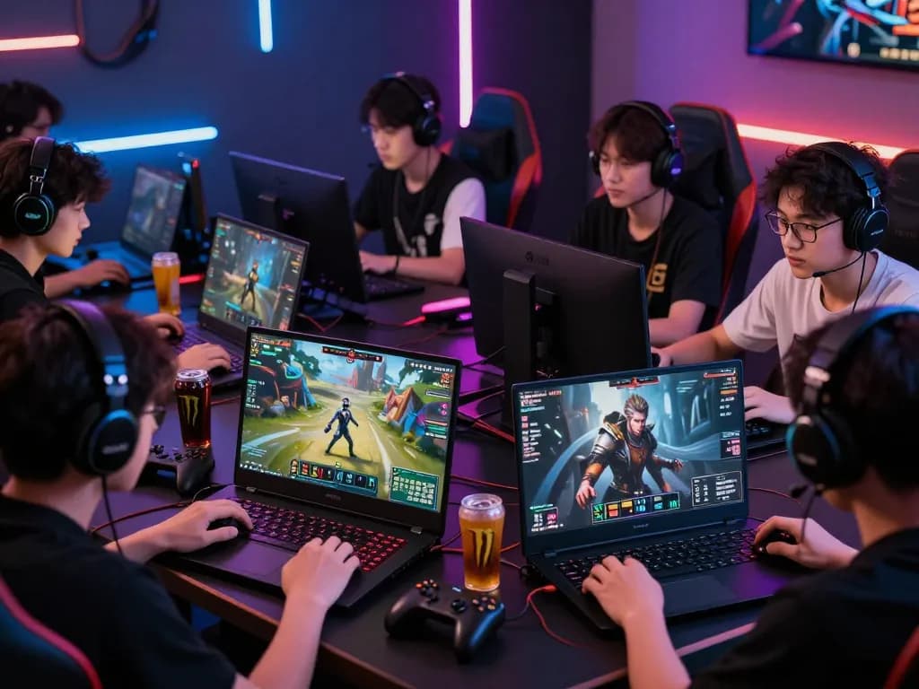 Players engaging in online gaming sessions showcasing dewi123 avatars and lively environment.
