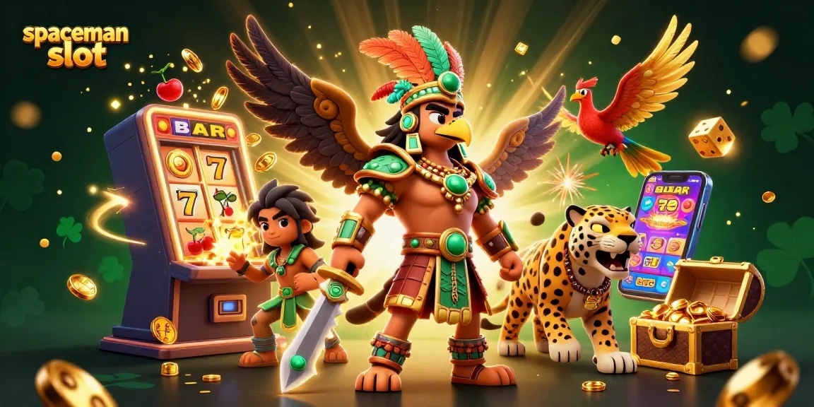 Experience the exciting action of spaceman slot with dynamic characters and vibrant casino elements.