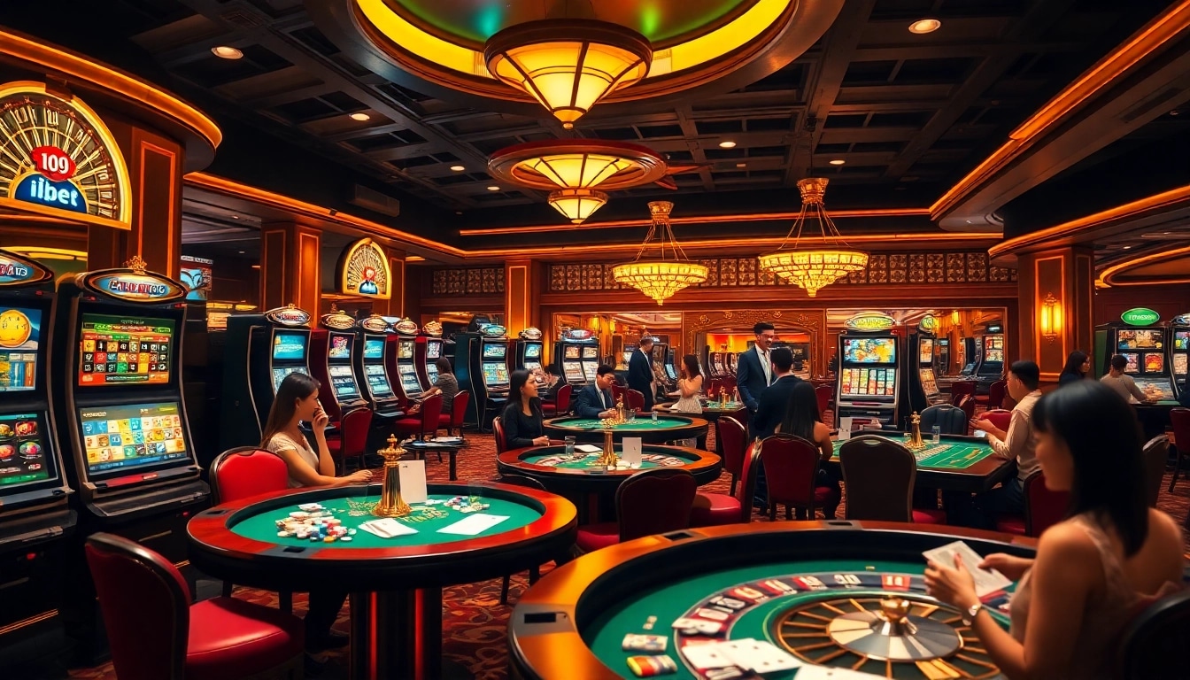 Experience the action at nhà cái i9bet with vibrant casino tables and thrilling gameplay.