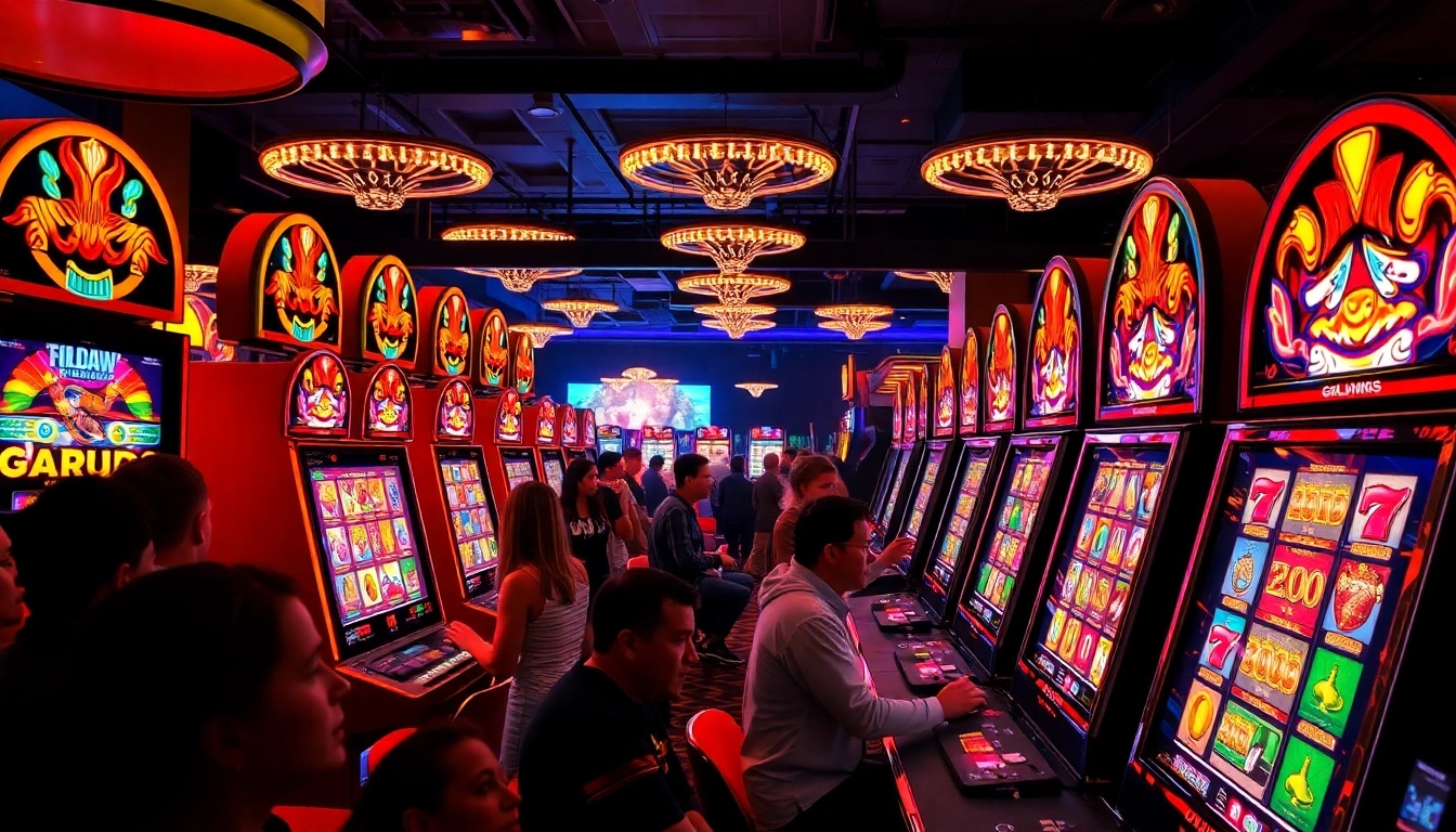 Experience the thrill of the garuda slot machines in a vibrant casino atmosphere.