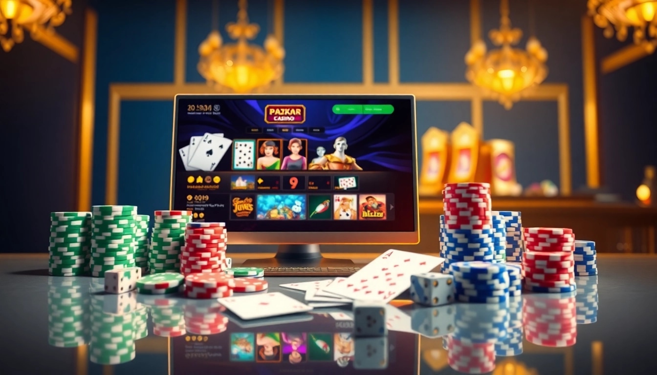 Experience thrilling gambling at trang chủ xx88 with a luxurious online casino interface featuring poker and slots.