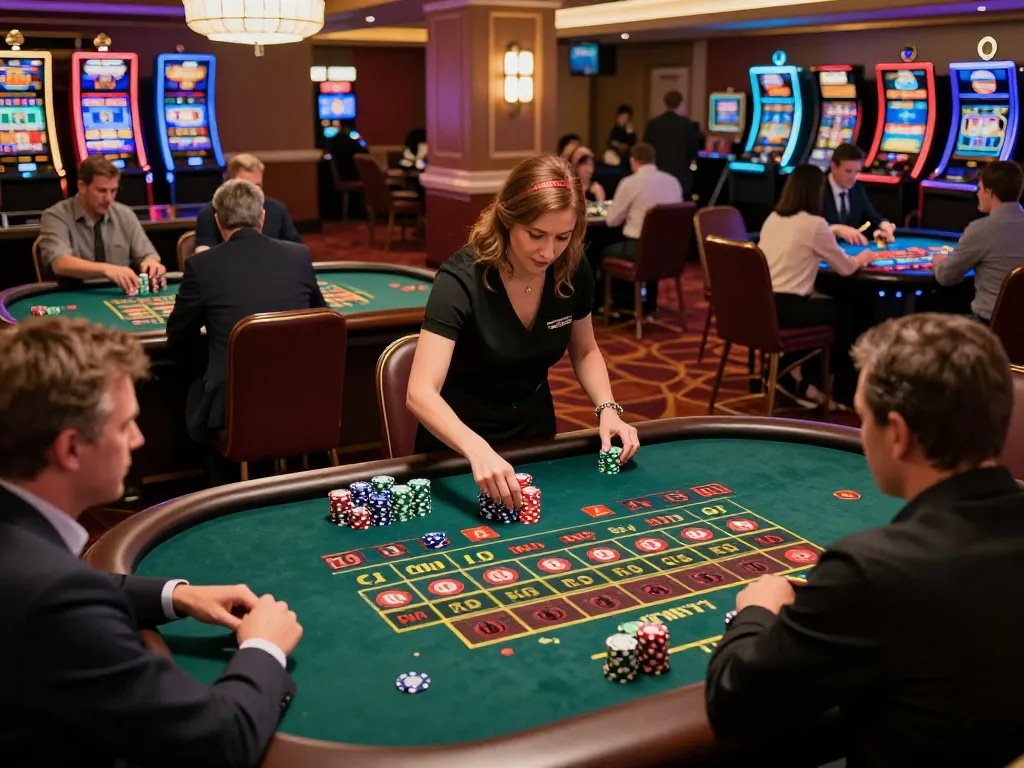 KONG 88 brings excitement to the table as players engage in intense roulette gameplay with colorful chips stacked.