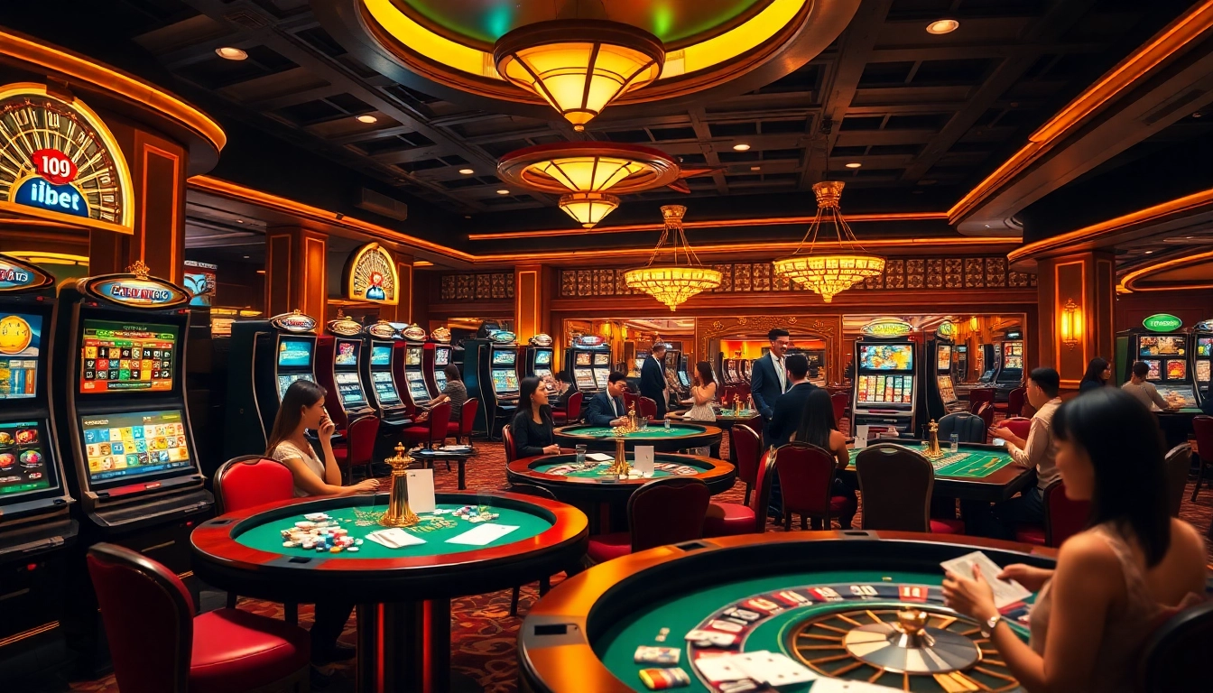 Experience the action at nhà cái i9bet with vibrant casino tables and thrilling gameplay.