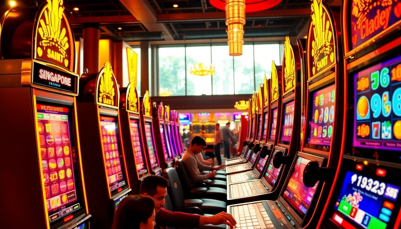 Play and win with exciting Singapore Slots in a lively casino atmosphere.