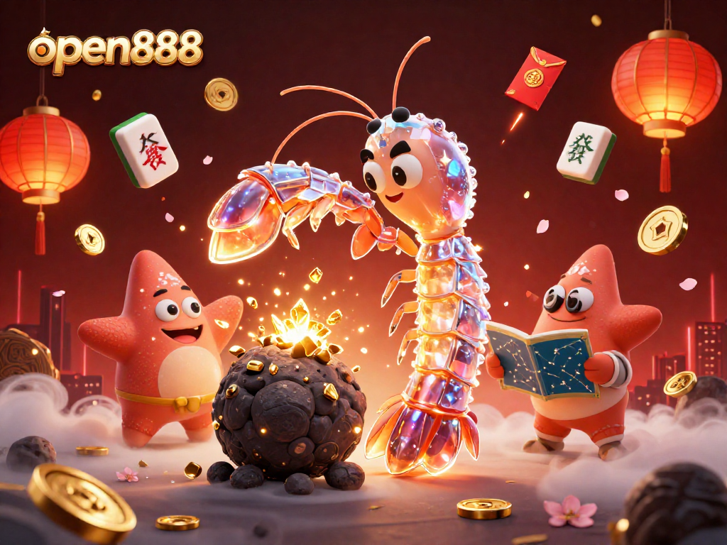 Experience thrilling gameplay with open888 as the galactic samurai mantis shrimp punches through the cosmos!