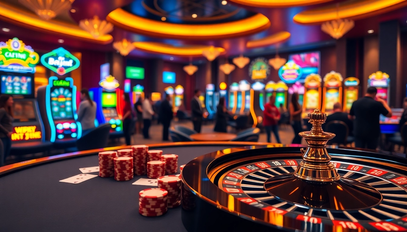 Experience thrilling gaming at https://s8hn.com/ with an exciting casino table and vibrant atmosphere.
