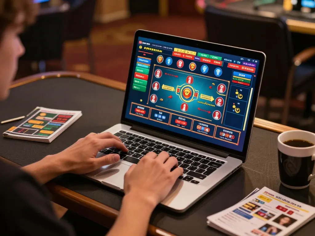 Engaging poker game on uk88 club online gambling platform, showcasing strategic gameplay.