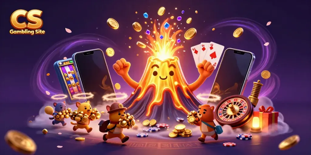 Experience the thrilling CS Gambling Site with erupting treasure, vibrant games, and adventurous themes.