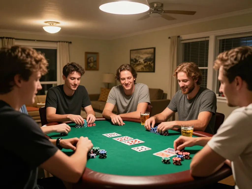 Terlibat dalam strategi kemenangan di https://www.theinsurancem.com/can-you-sell-insurance-from-home/ selama malam poker santai.
