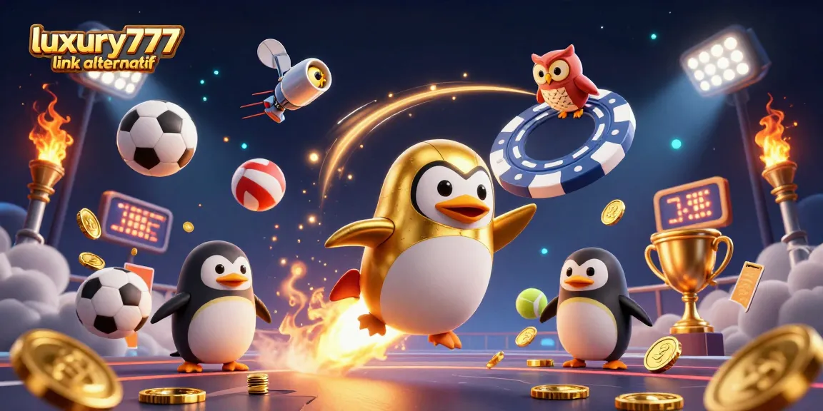 Menggairahkan permainan di luxury777 link alternatif dengan kasino luar angkasa dan penguin emas terbang