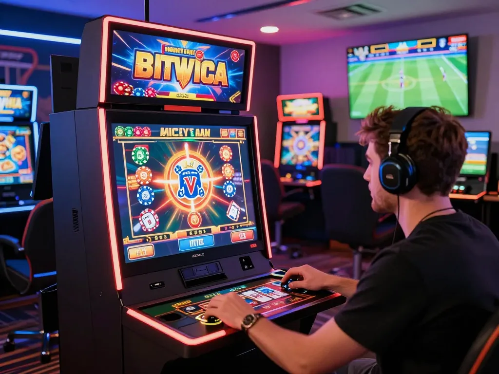 Engaging online gaming scene at https://uu88vip.sa.com/ showcasing a player's exciting interaction with a digital casino.
