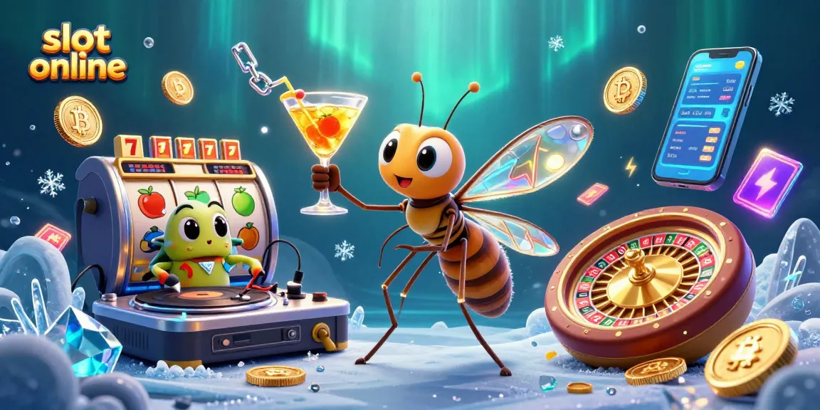 Menangkan jackpot slot online dengan simbol keberuntungan berkilauan di gambar ilustrasi 3D yang menarik.