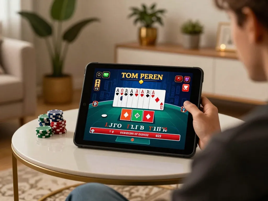 Enjoying aman788 live dealer blackjack on tablet in cozy home while keeping gaming fun.