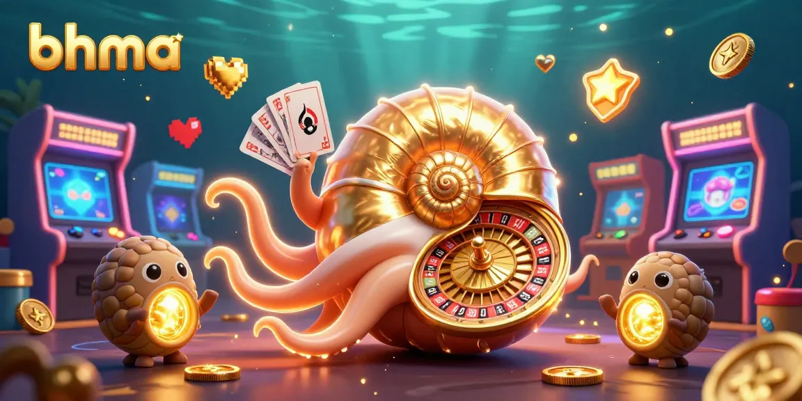 Play at bhma's premier credit card casinos with a vibrant underwater gaming scene showcasing excitement.