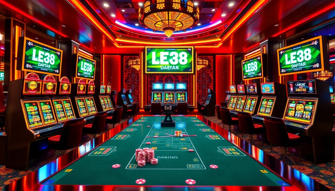 Experience the thrill of winning at LEGO138 daftar with vibrant slot machines and rich casino ambiance.