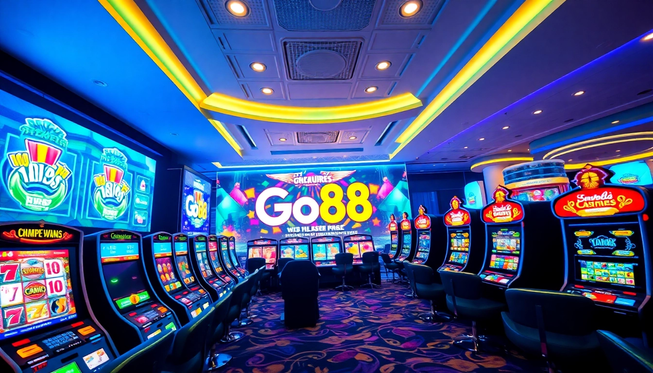 Engaging Go88 online gaming platform displaying vibrant games and rewards.