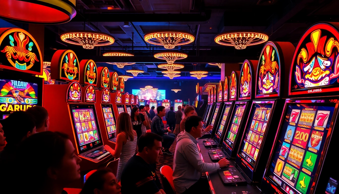 Experience the thrill of the garuda slot machines in a vibrant casino atmosphere.