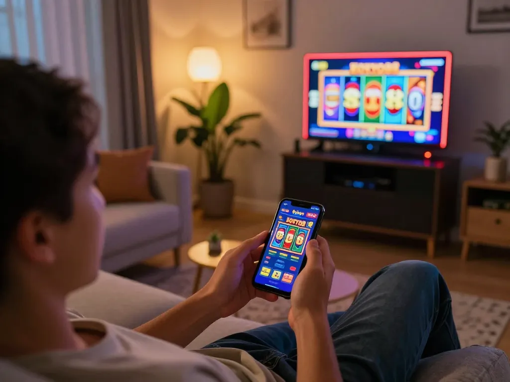 Nikmati permainan mendebarkan di aplikasi slot tokyo88 sambil bersantai di rumah dengan pencahayaan hangat yang nyaman.