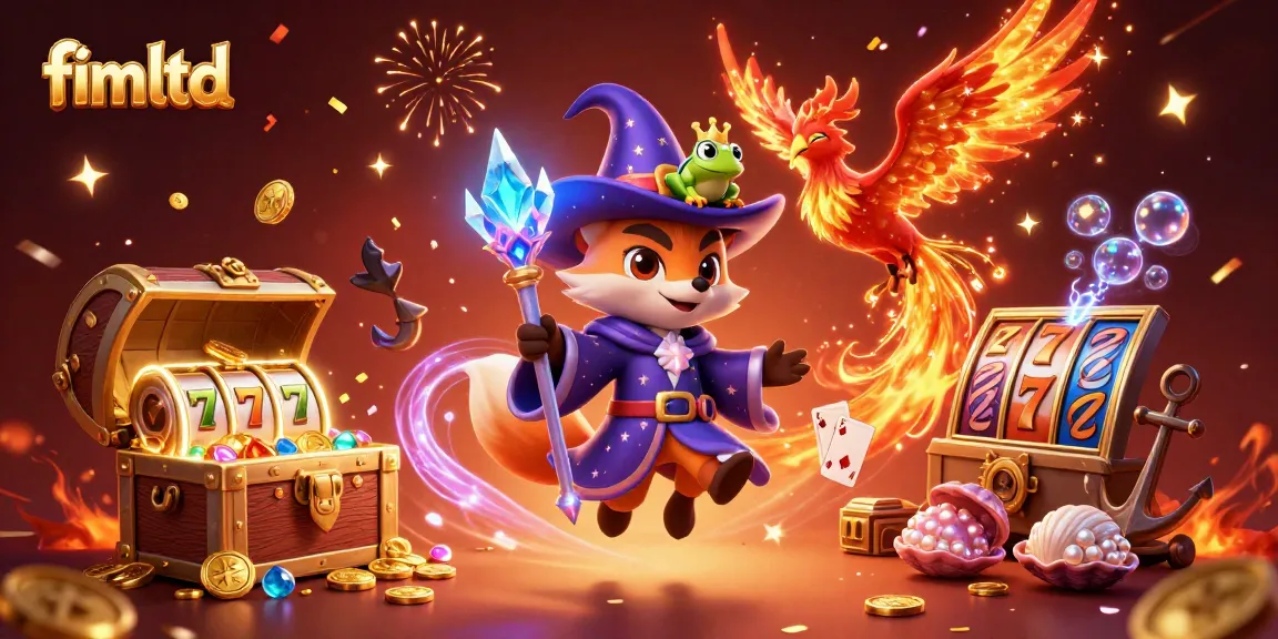 Experience exhilarating gameplay at fimltd with vibrant treasure and slot action showcased in a magical scene.