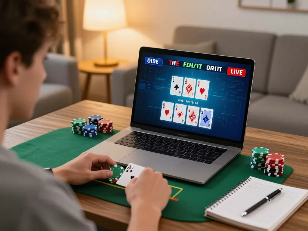 Experience intense live blackjack action with bem88l in a cozy home setting