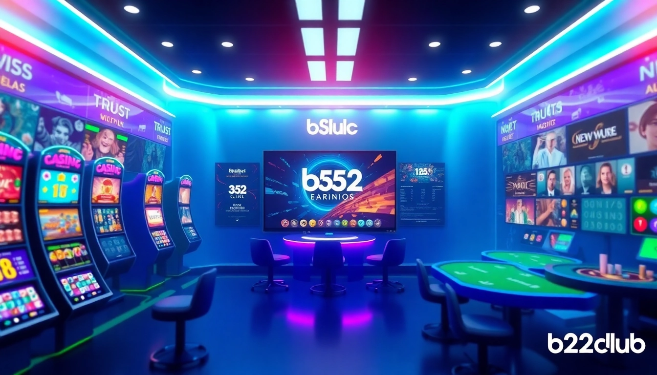 B52Club online gaming interface showcasing slots and live dealer games, inviting users to explore.