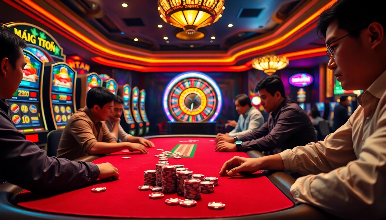 Gambler engaging in strategic play at UU 88's exciting poker table.