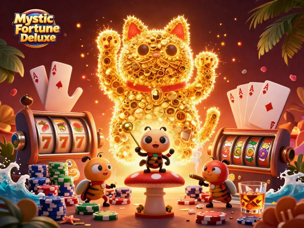 เล่นสล็อต Mystic Fortune Deluxe กับแจ็คพอตเรียงกันอย่างมีชีวิตชีวา