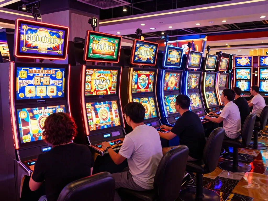 Experience exciting gameplay at https://fc88.tech with colorful slot machines and dynamic players