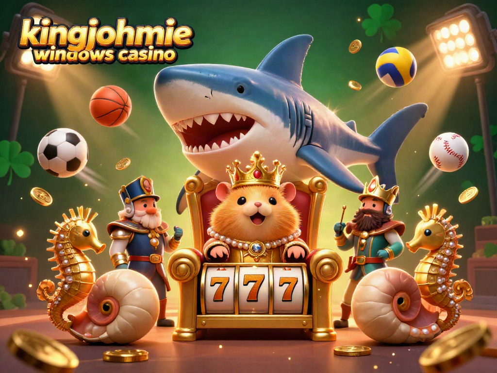Experience the exciting world of kingjohnnie windows casino with a golden hamster king and thrilling game elements.