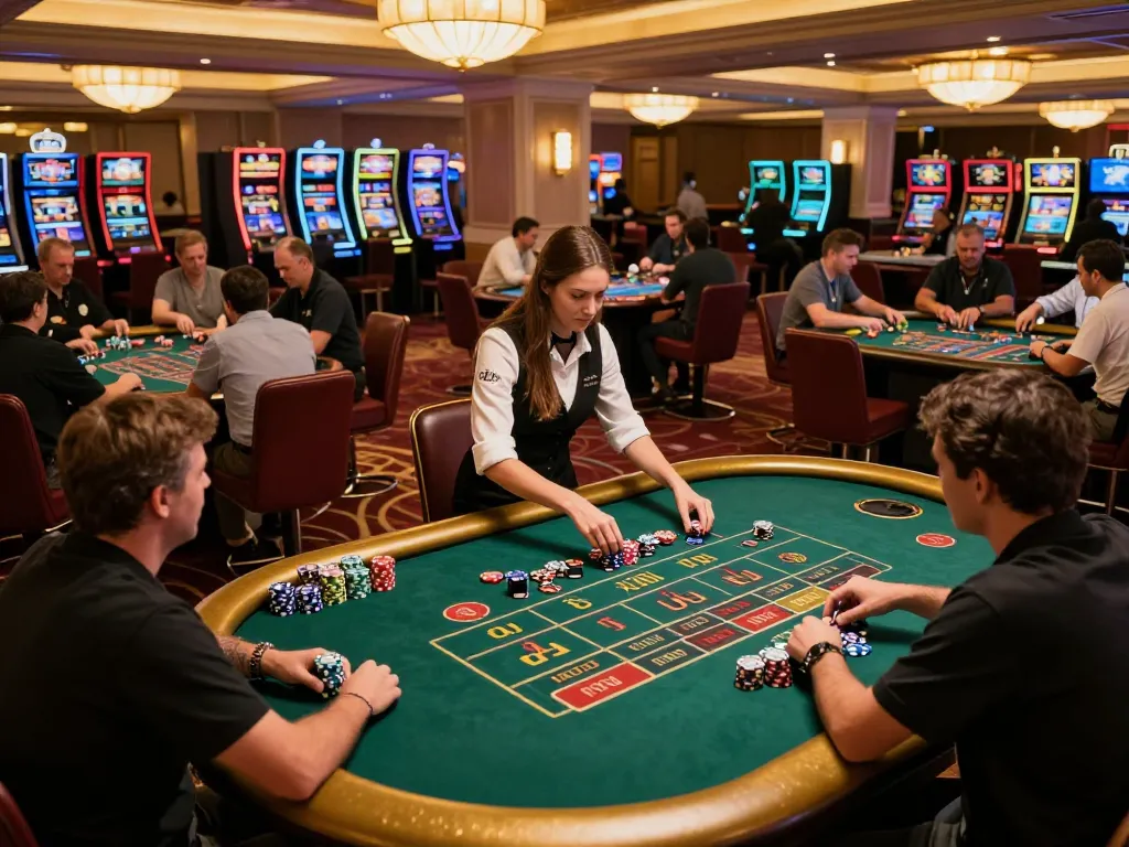 Players enjoy thrilling roulette games at DH88 casino, showcasing vibrant chips and strategic bets.