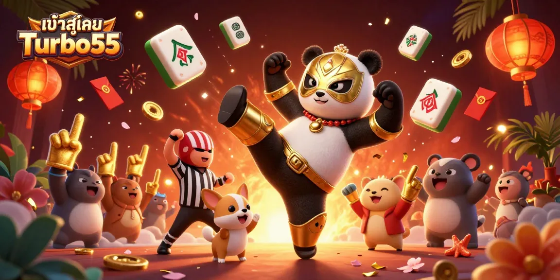 Engage with เข้าสู่ระบบ Turbo55 by exploring dynamic 3D casino-themed illustrations filled with immersive gaming elements.