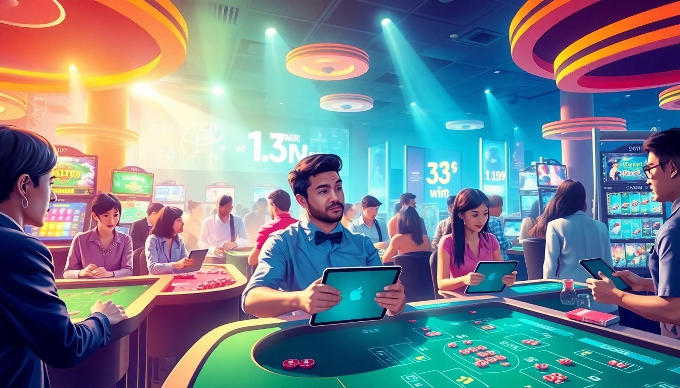 Experience the excitement of 33win's online casino with diverse games and a vibrant atmosphere.