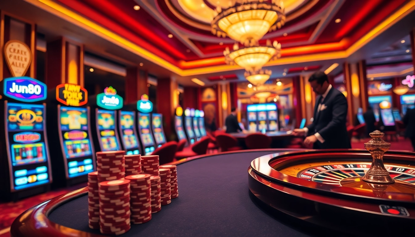 Experience the excitement at jun88.com with vibrant casino games and winning poker action.