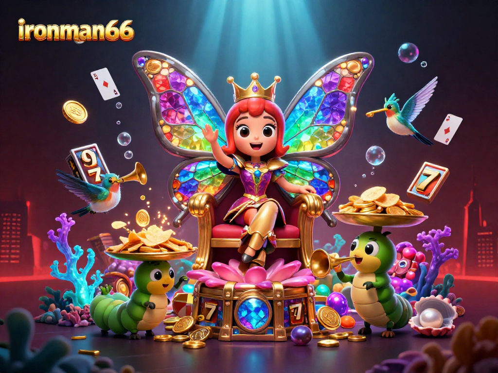 Play slots and claim your bonus at ironman66's vibrant online casino with stunning visuals.