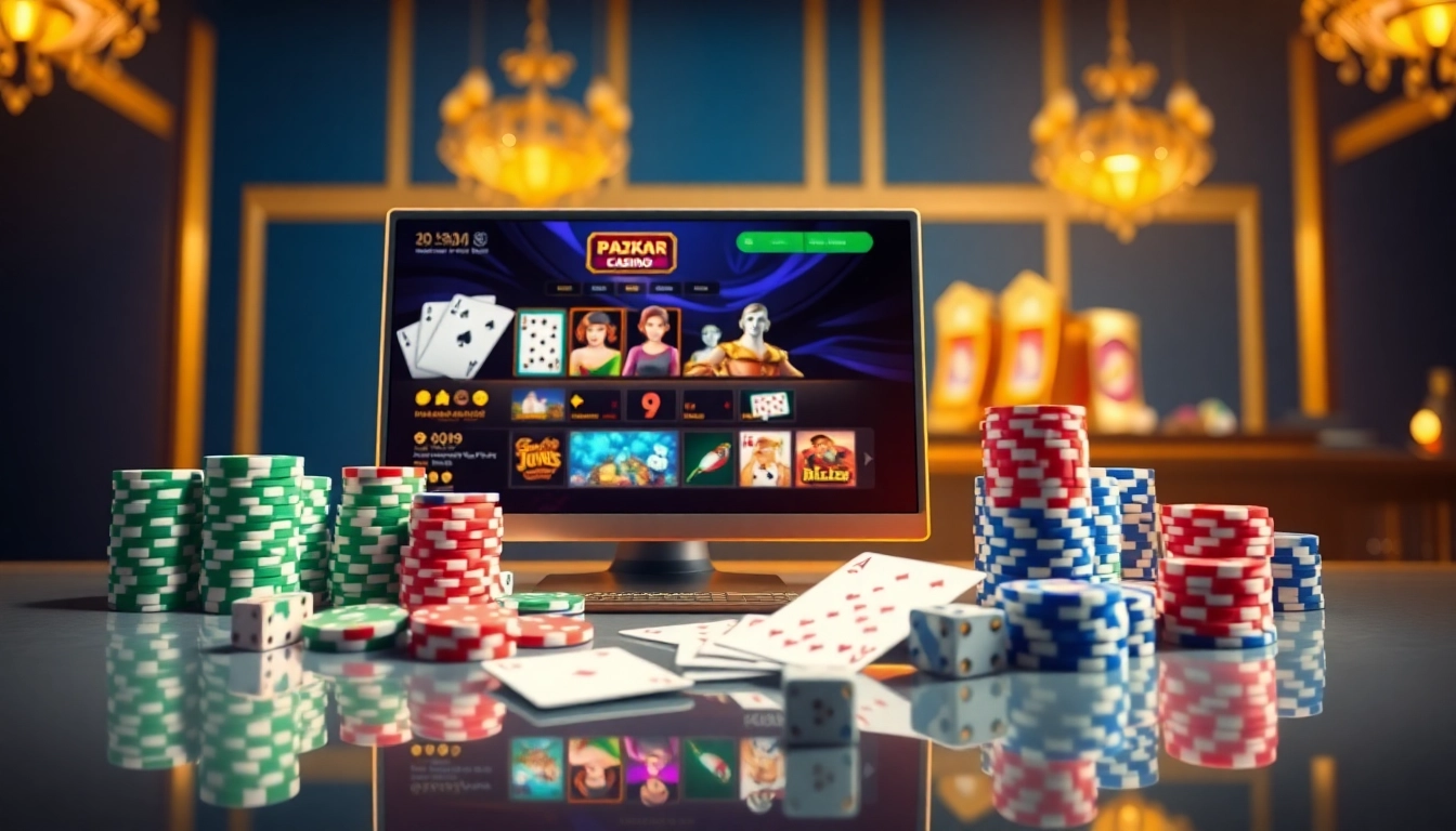 Experience thrilling gambling at trang chủ xx88 with a luxurious online casino interface featuring poker and slots.