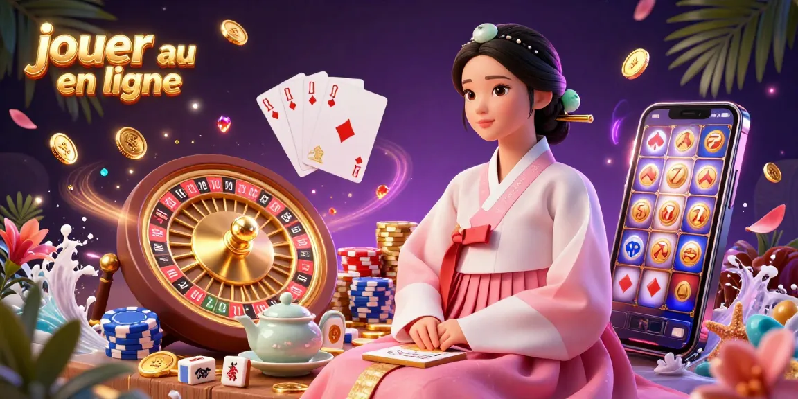 Vivez l'excitation en jouant au casino en ligne, entouré de pièces d'or et d'éléments de casino vibrants.
