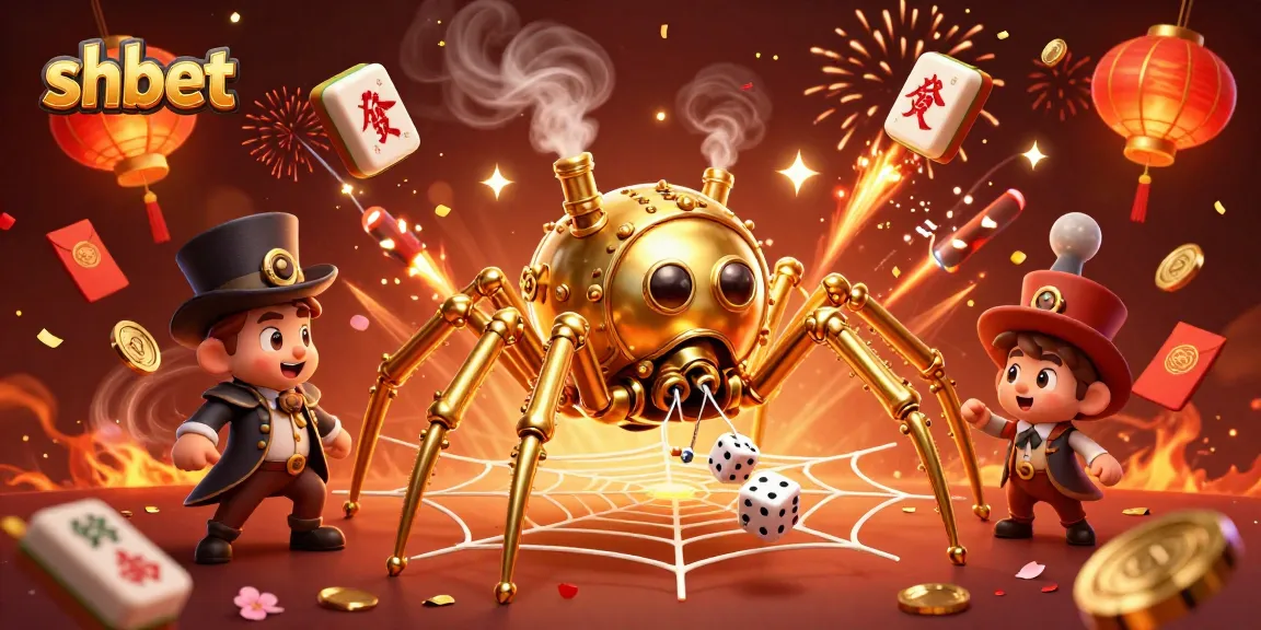 Experience the thrill of winning at shbet with a vibrant 3D casino illustration capturing steampunk elements.