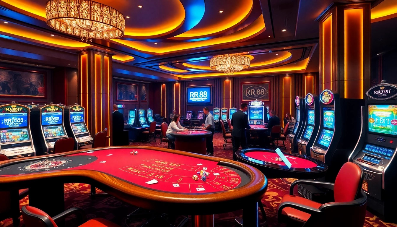Experience the thrill of RR 88 with engaging casino games and vibrant atmosphere.