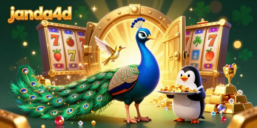 Gambarkan kasino dengan gaya janda4d saat putaran slot membawa keberuntungan dan keajaiban.
