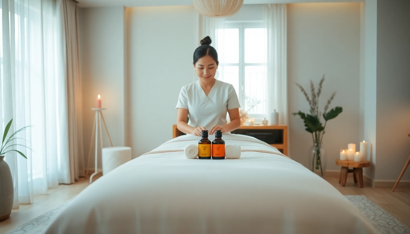 평택출장마사지 service by a professional therapist in a tranquil setting.