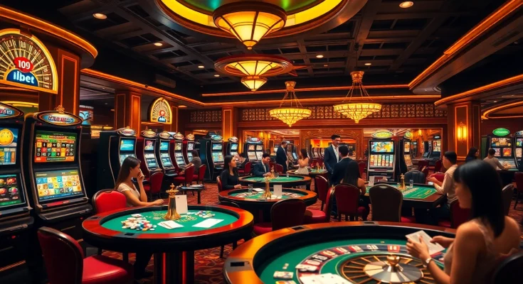 Experience the action at nhà cái i9bet with vibrant casino tables and thrilling gameplay.