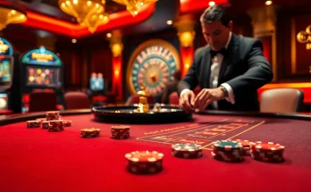 Experience the thrill of playing at 6FF Casino with luxurious tables and vibrant atmosphere.