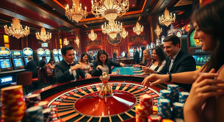 Exciting gameplay and vibrant atmosphere at XX88 casino.