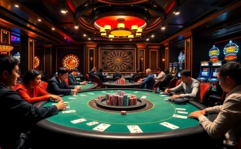 Experience thrilling poker gameplay at bet88vn's luxurious casino atmosphere.