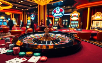 Playing cards and roulette wheel symbolize exciting gaming options at https://kuwinblog.com/ for responsible gambling.
