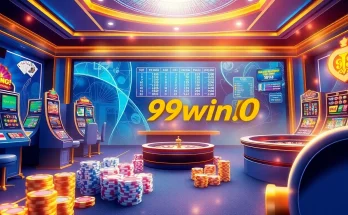 Players engaging with an array of casino games on the 99win04 platform, showcasing excitement and luxury.