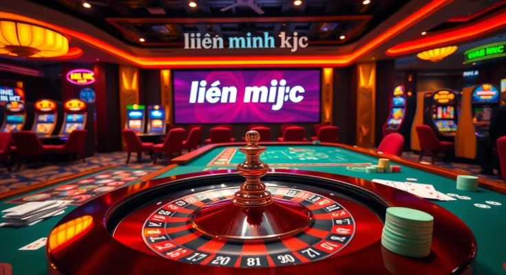 Experience the thrill of gambling with liên minh kjc in a vibrant casino setting filled with excitement.