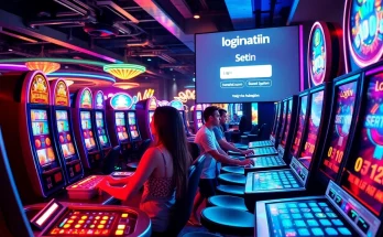 Experience the thrill of login nekatwin with young players spinning colorful slot machines.