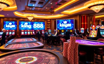 Experience thrilling gameplay at king888 with vibrant slot machines and engaging casino tables.